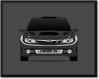 CUSTOMIZABLE COLOR: Sub Tecnica International Rally Car G3 (2008-2010) from Fast & Furious Movie Inspired Poster Print Wall Art Decor Handmade driven by Brian O'Connor (Paul Walker) (Unframed)