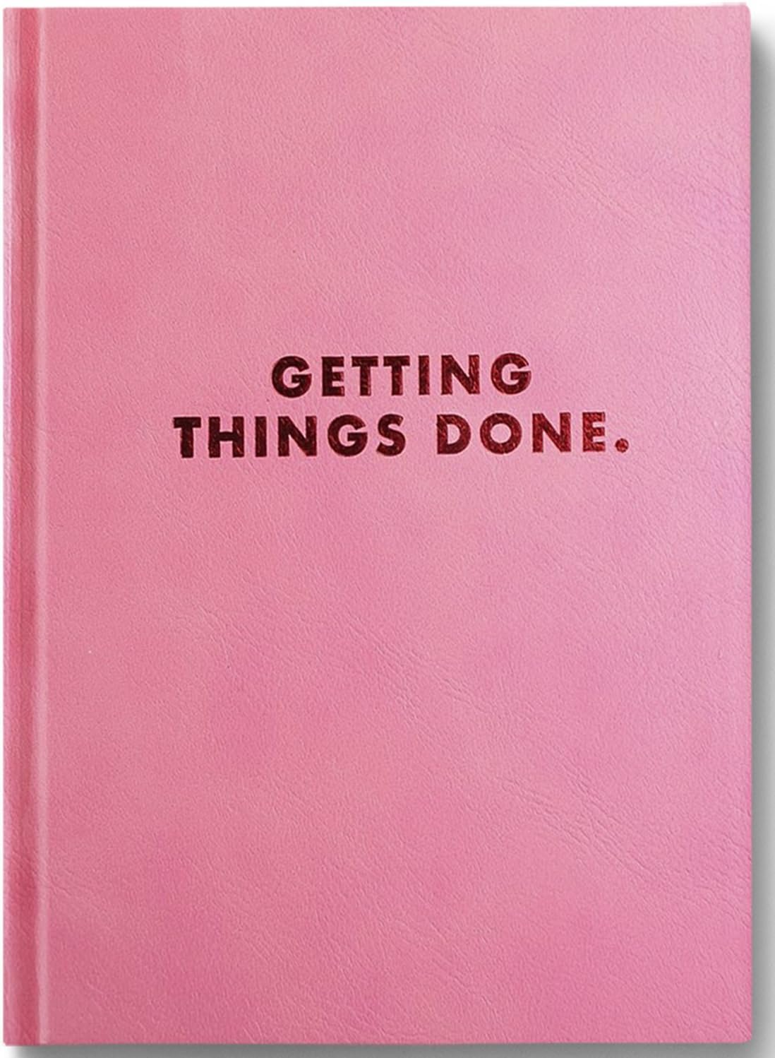 Goal Setting Daily Planner Undated | Getting Things Done Planner | Achieve your goals | Productivity planner 2018 | - CGD LONDON - PINK - A5 Vegan Leather