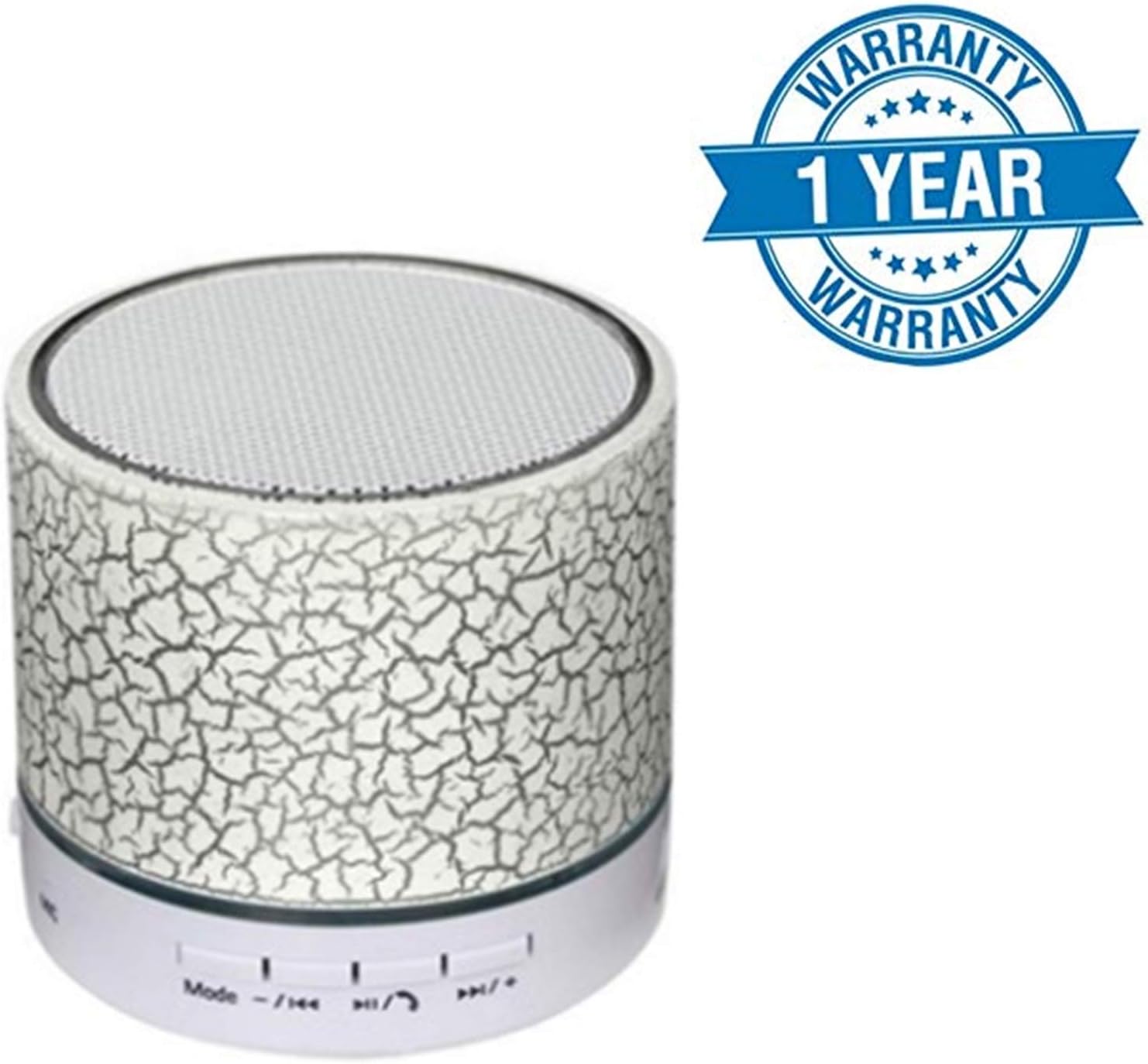 Lambent Wireless Mini LED Lights Bluetooth Speaker - FM Radio, Micro (Assorted Colour)