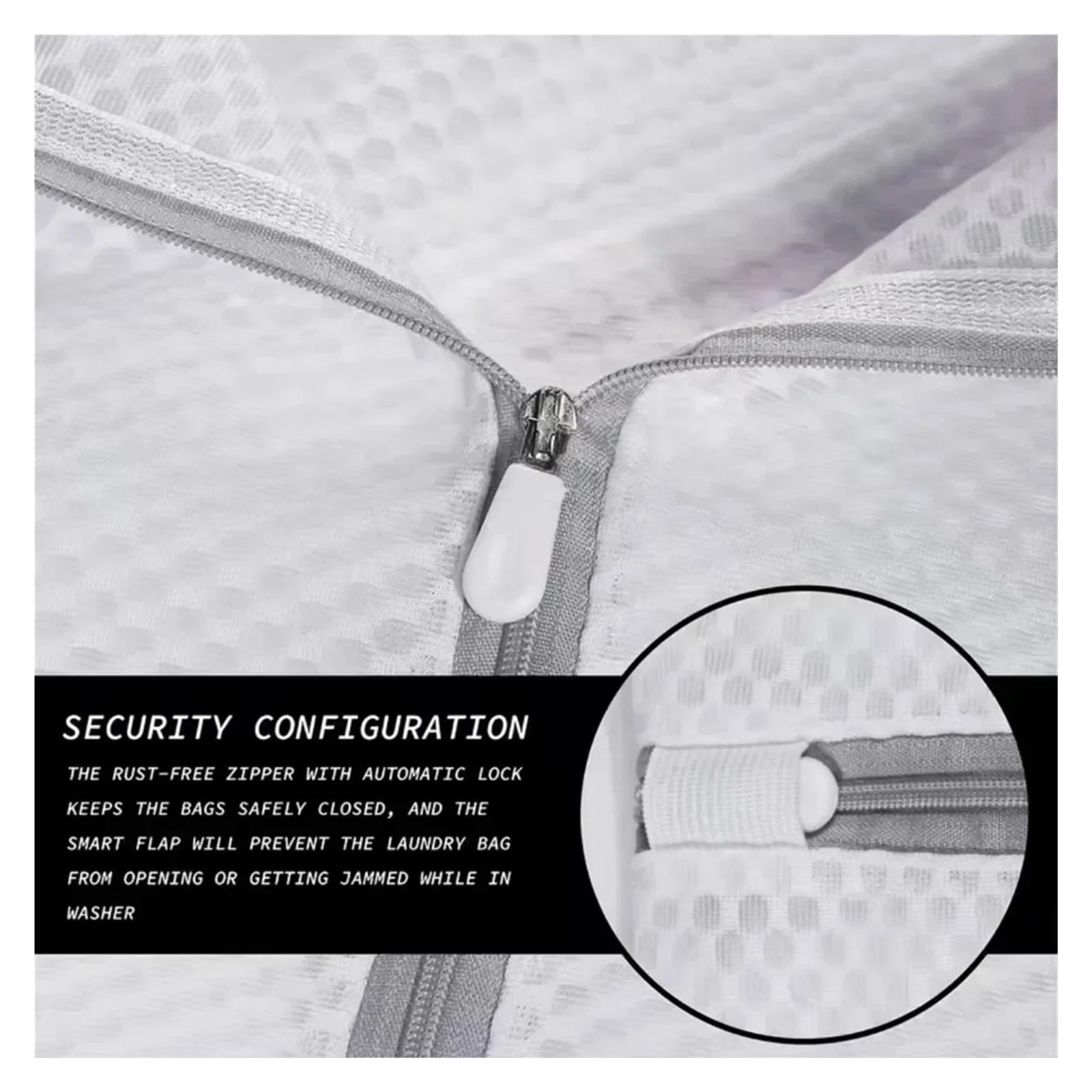 Wabennetz-Wäschebeutel For Feinwäsche, Netzstoff Und Wiederverwendbarer(4pcs)