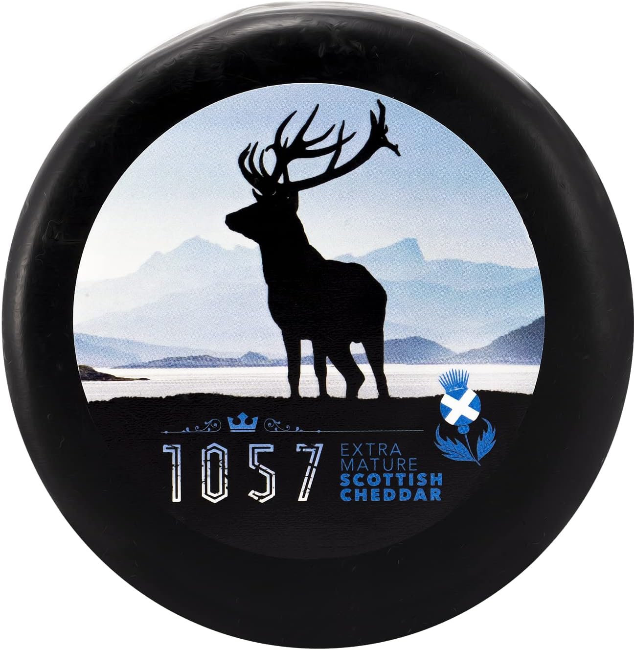 Vintage Extra Mature Gourmet Scottish Cheddar Cheese 200g Luxury Aged Truckle from Great British Trading Limited