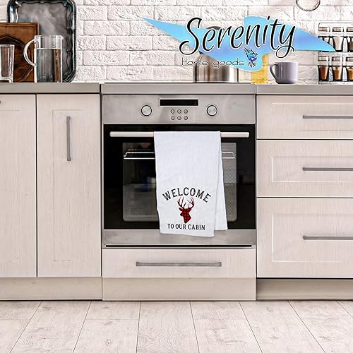 Miniatura 4 de Decoración de Navidad  Toallas decorativas de cocina y baño para manos  Es para mucho  Novedad de invierno  Toalla blanca para decoración del hogar