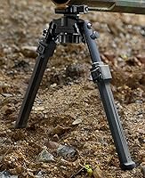 Vista 7 de CVLIFE Rifle Bipod Quick Release Picatinny Bipod for Rifle 360 Degrees Swivel and Tiltable Head Adjustable Height and Foldable Legs for Shooting and