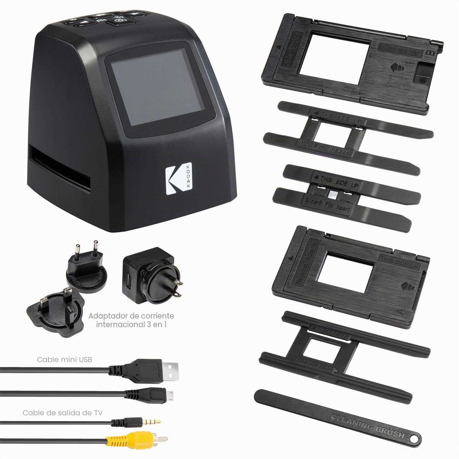 Kodak Mini escáner Digital de películas y Diapositivas Negro