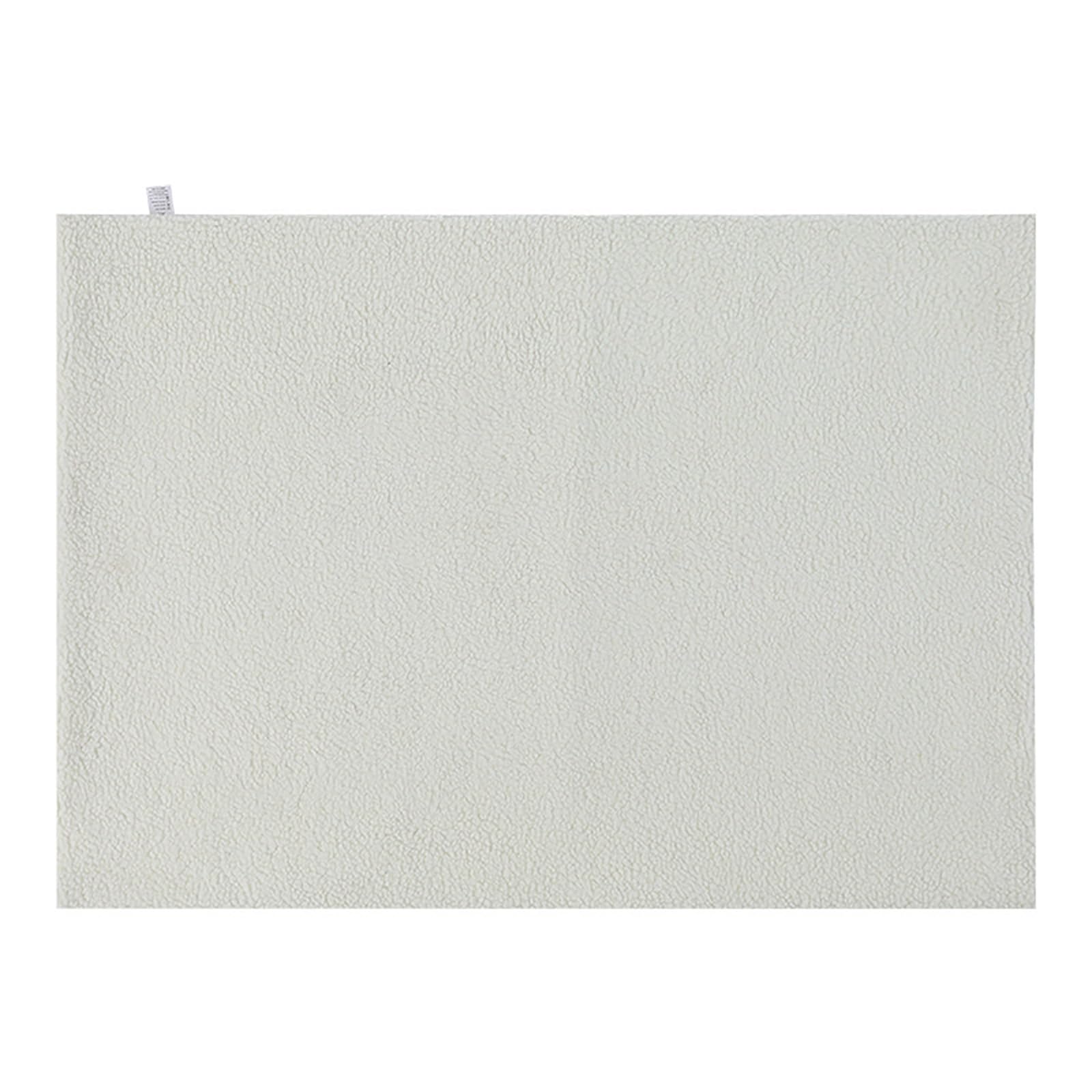 2 Stück, Selbstheizende Katzendecke, Selbstheizende Hundedecke, Abnehmbar und Waschbar, Warm und Bequem, für Den Innen- und Außenbereich Geeignet(White,Large)