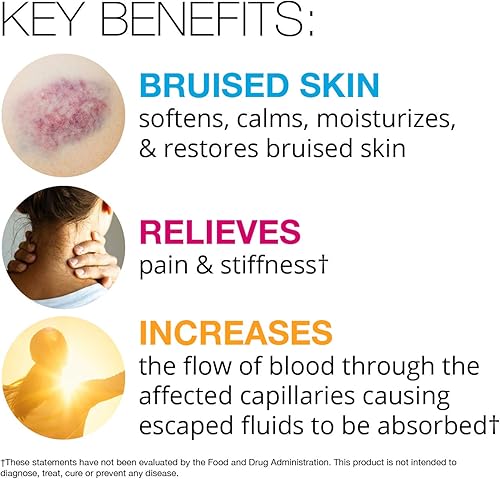 Miniatura 3 de VitaMedica Paquete de kit de relleno de árnica | Paquete de ampolla Arnica Montana 30X + crema tópica de árnica y vitamina K | Crema tópica con