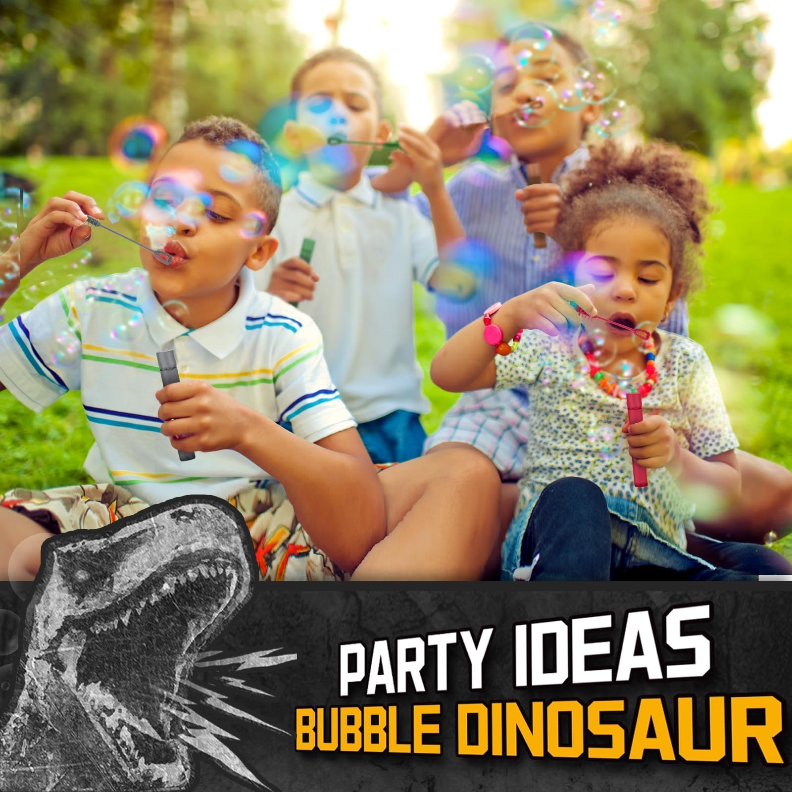 Dinosaur Bubble Wands - Bulk Party Favors -5