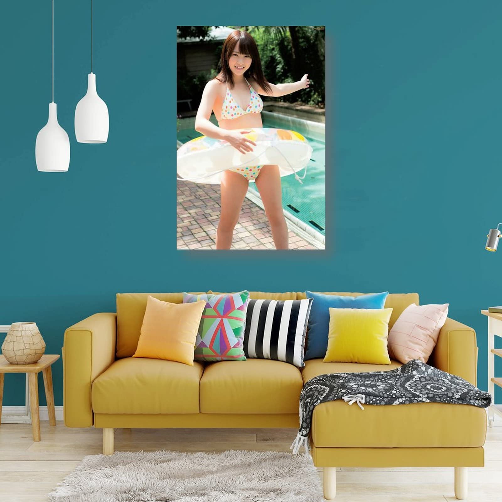 Amazon.co.jp: 川栄李奈 AKB48女優セクシーな写真ポスター水着アート 