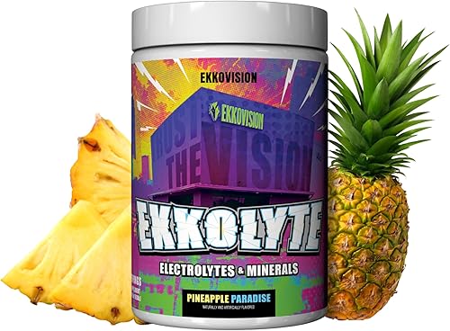 Miniatura 7 de Ekkovision Ekkolyte - Electrolitos y minerales en polvo, 50 mg de vitamina C y 155 mg de magnesio para apoyo de hidratación, electrolitos esenciales