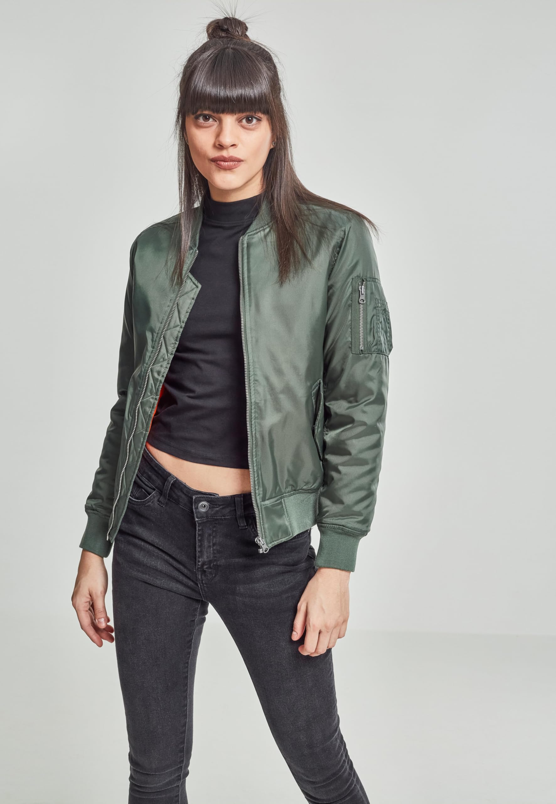 Urban Classics Damen Ladies Basic Bomber Jacket