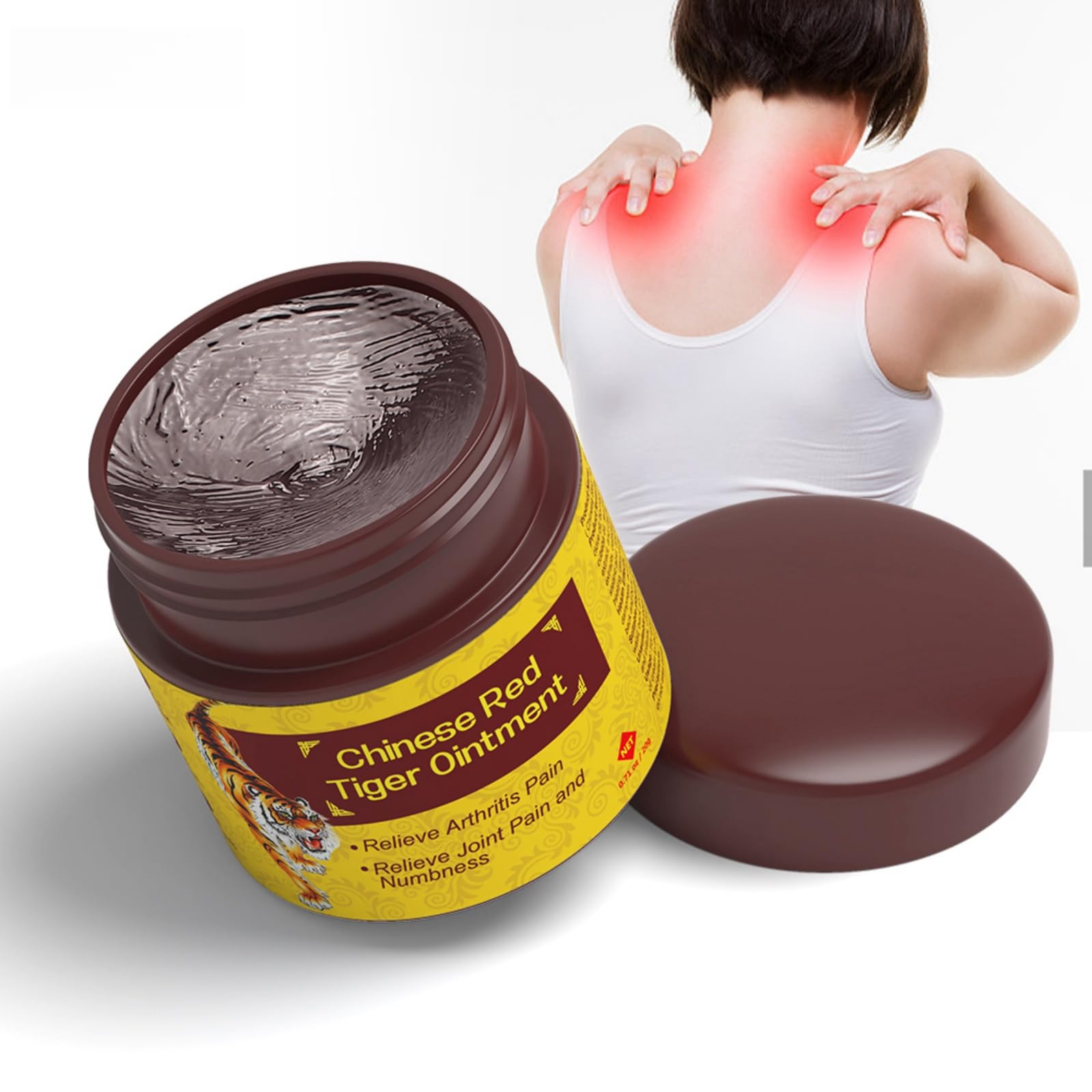 JDLYEVER Muscle & Bone Pain Relief Ointment, 20g - External Use Pain Relief Cream for Joint Mobility and Discomfort - Muscle Ache and Soreness Relief - Effective for Knees, Lower Back, and Body Aches