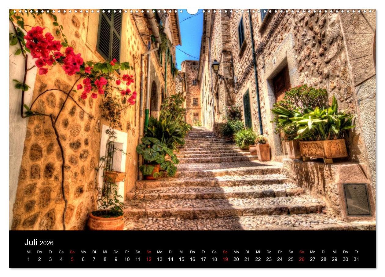 Mallorca 2026 - Einblicke (hochwertiger Premium Wandkalender 2026 DIN A2 quer), Kunstdruck in Hochglanz: Tolle Bilder der Insel Mallorca laden zum ... Ansichten neu entdecken (CALVENDO Orte)