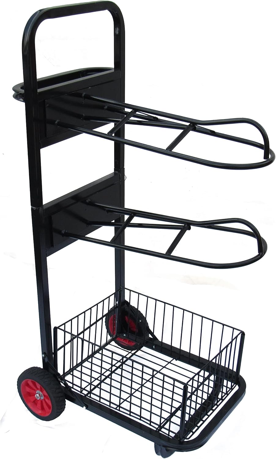 SecureFix Direct Rolling Saddle Rack Trolley Cart (Horse Tack Wheels