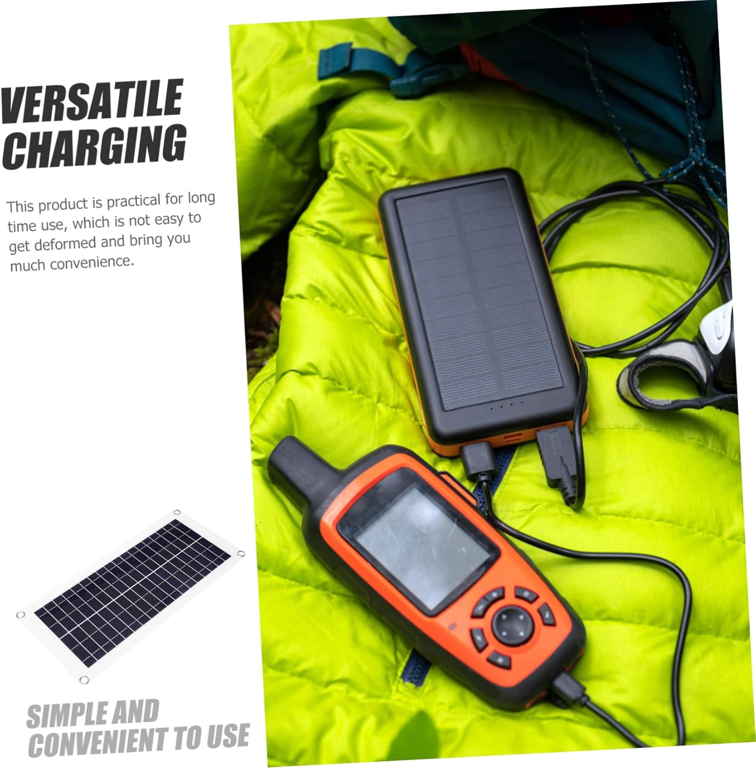 High Efficiency Solar USB Charger Solar Panel for Power Bank Camping Car Outdoor