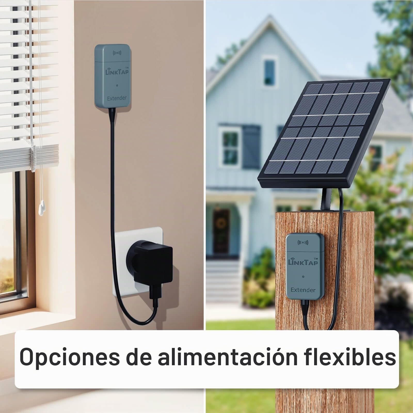 LinkTap Repetidor Zigbee, No Compatible con Sistemas de Terceros | Aumenta la Cobertura para Jardines Grandes y Terrenos Complejos, Intemperie Interior/Exterior, Requiere Gateway LinkTap