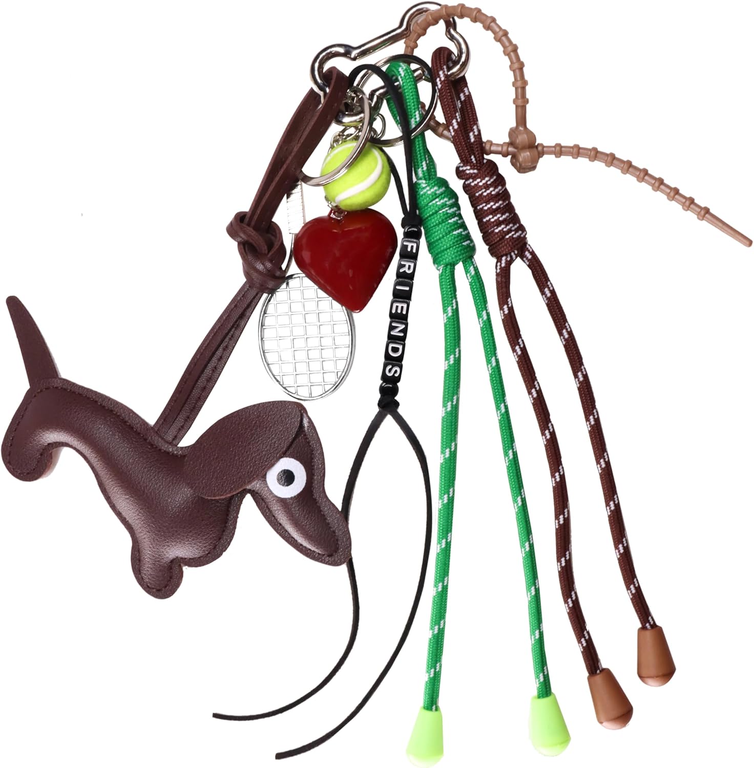 Georgie Porgy Bag Charms Keychains Handbag Accessories for Women Purse Backpack Sports Bag Pendant Cute Unique Gift for Girls