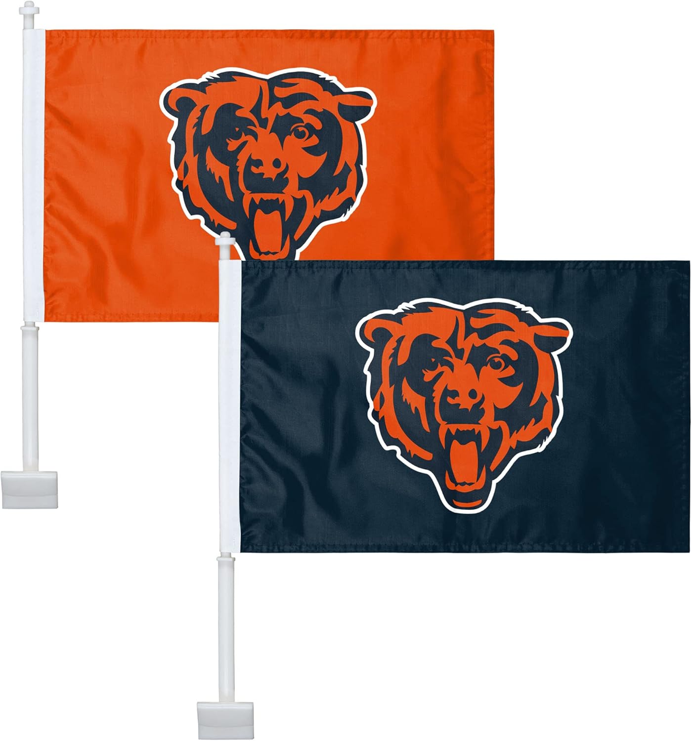 FOCO NFL 2-Pack Solid Car Flags