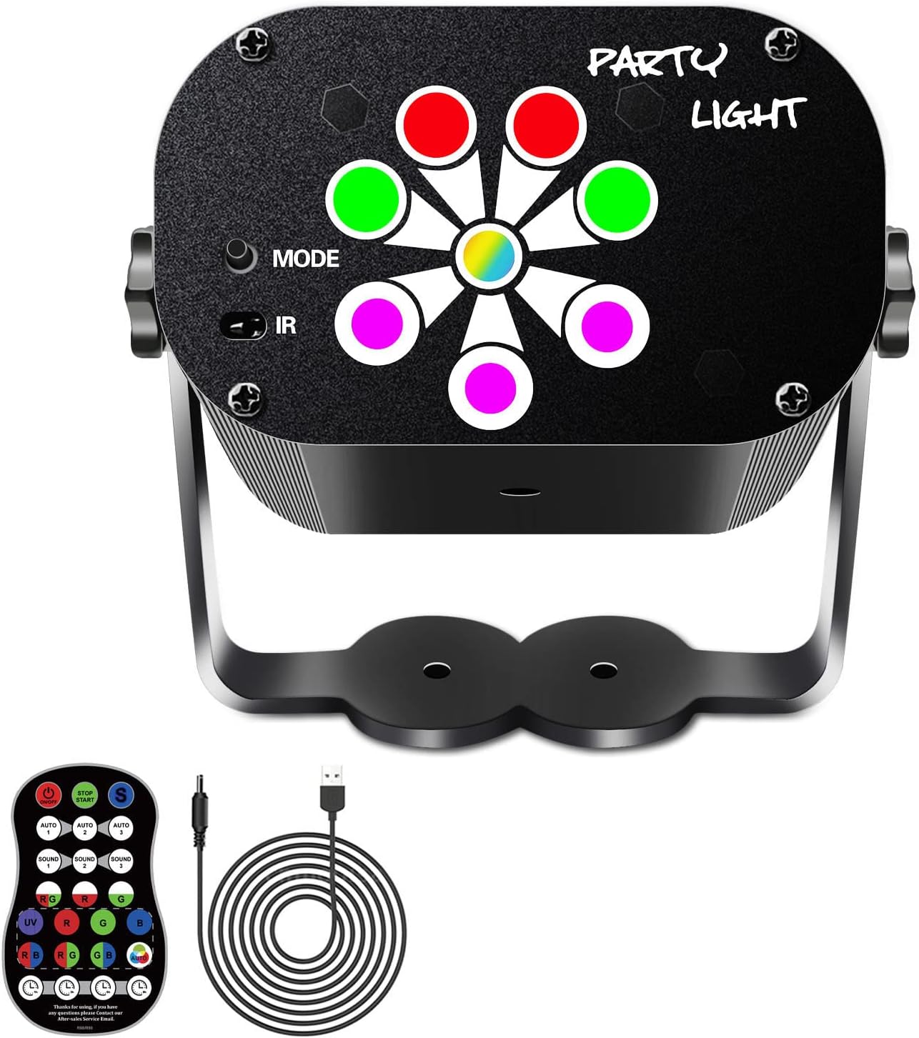 Projecteur LED 12 LED RGB 3 En 1 18W DMX512 – Éclairage Scène, Disco – Neuf