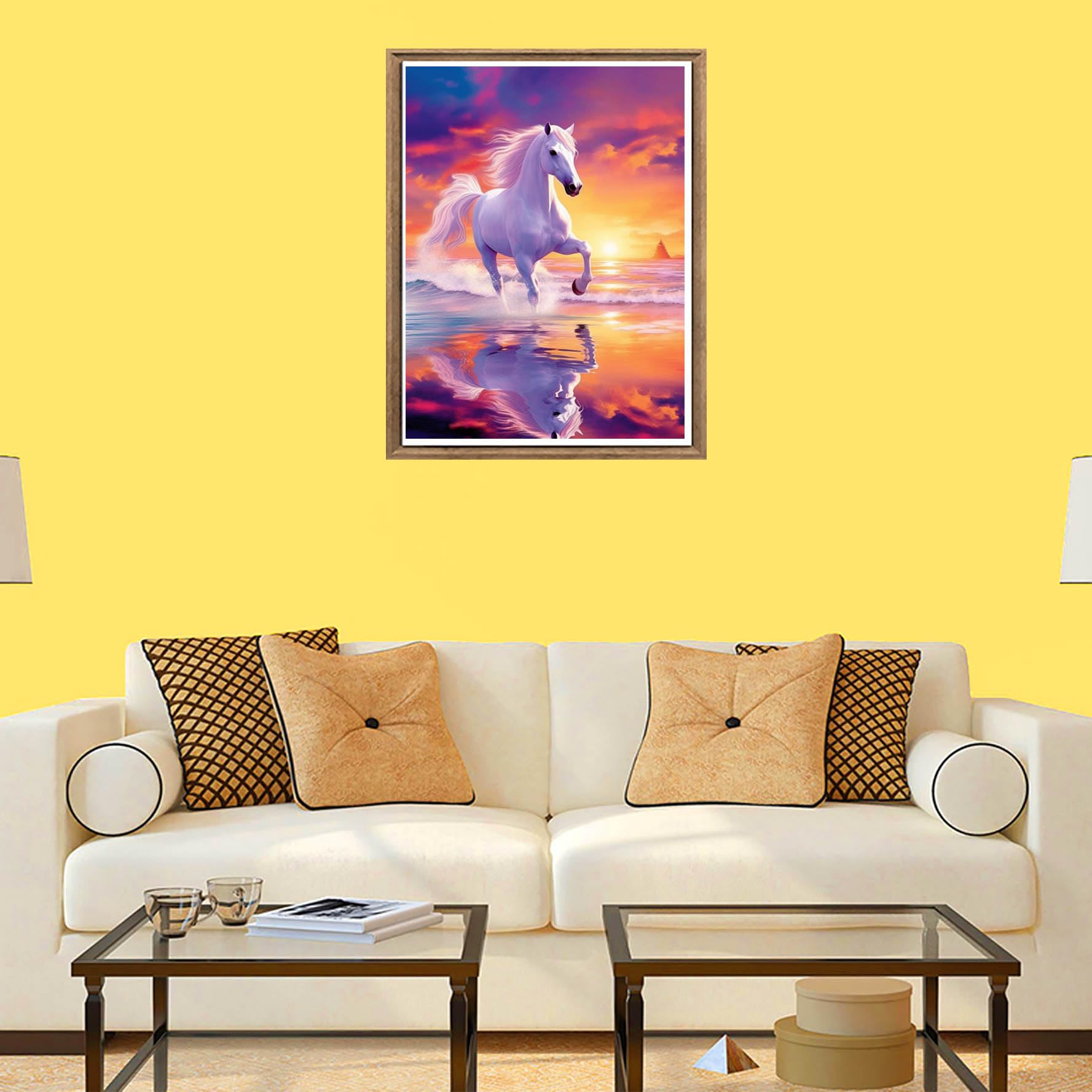 Bimkole 5d Diamond Painting Kit Completo Fai Da Te Mare Di Cavallo