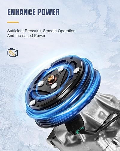 Miniatura 4 de OCPTY Compresor de CA para Toyota Echo 1.5L 4710487 471-0487 4711341 75121