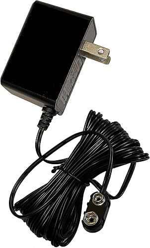 Pinpoint Kit adaptador universal de CA de 9 voltios de batería de 120 VCA, cable de 12 pies