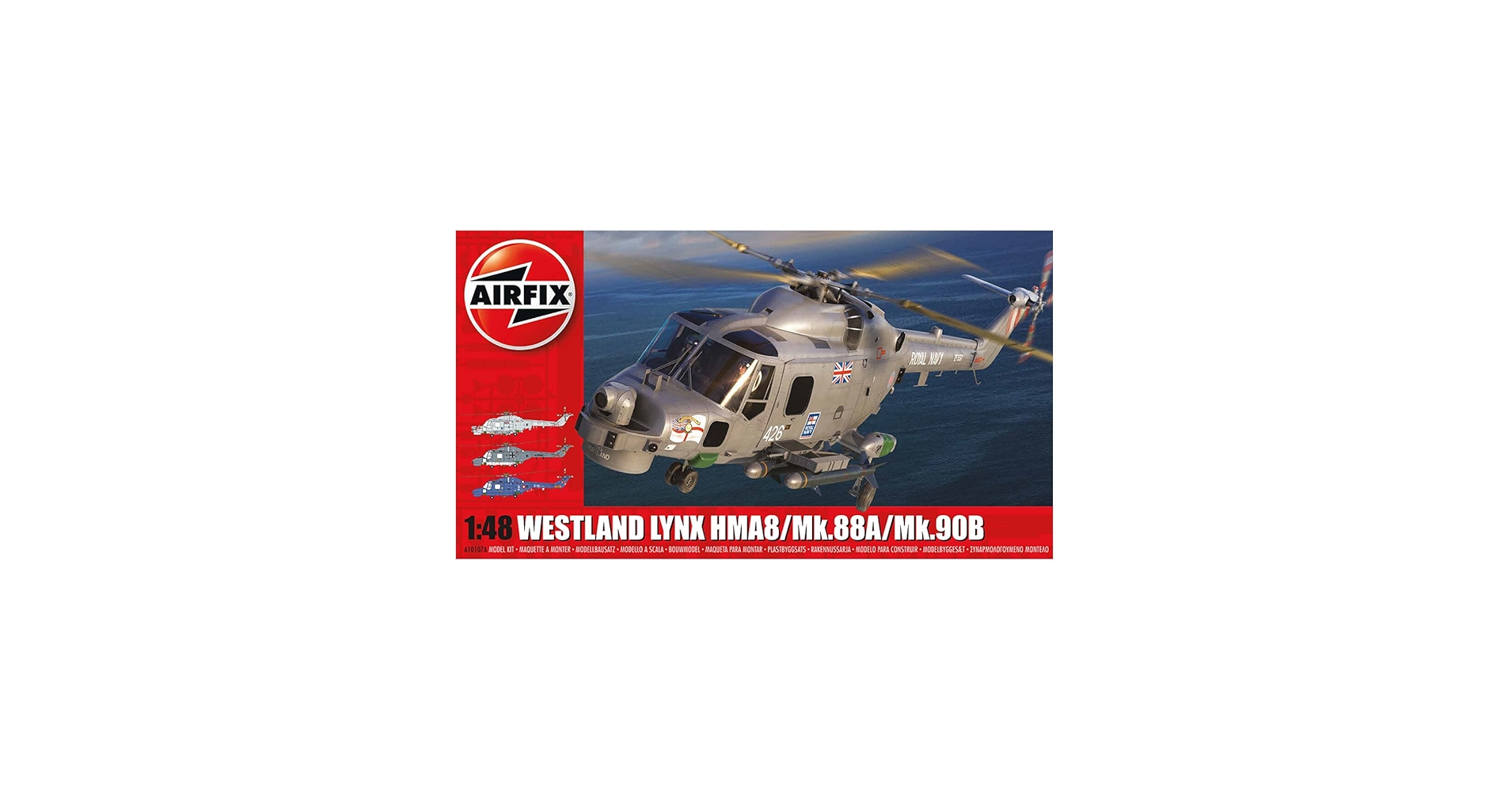 AIRFIX 1/48 ウエストランド　リンクス Amazon.com: Airfix Westland Lynx HM8 / MK 88A MK 90B 1:48