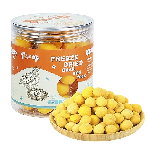 Freeze Dried Quail Egg Yolk Cat Treats