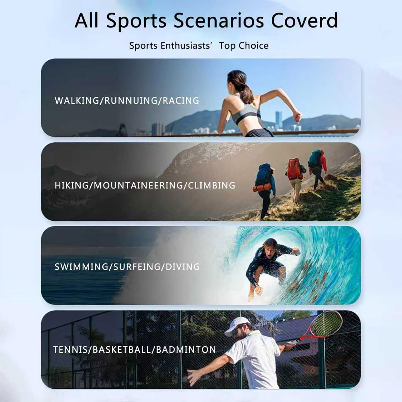 Auriculares MP3 Impermeables para Natación - Clasificación IPX68, Memoria Integrada De 32 GB, Batería De 8 Horas con Pantalla LED, Auriculares Abiertos para Conducir, Ciclismo,Black