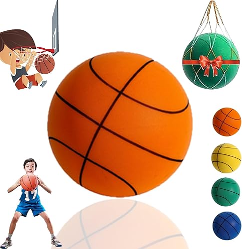 Handleshh Baloncesto silencioso, pelota silenciosa de baloncesto para interiores, pelota de entrenamiento silenciosa para interiores, pelota