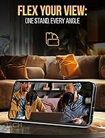 Vista 6 de Funda diseñada para Samsung Galaxy S23 con funda de clip para cinturón, funda de teléfono con función atril, color negro