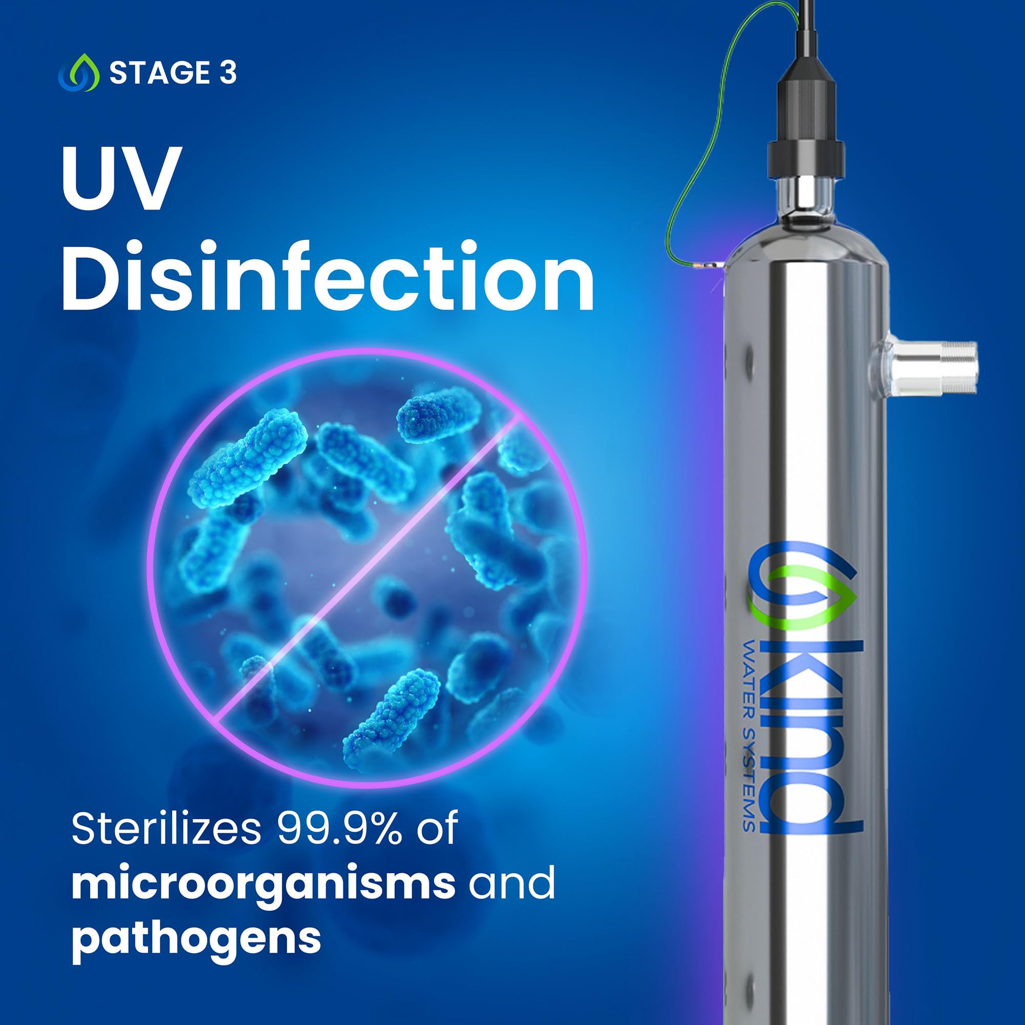 Whole House Salt Free Water Softener Alternative with UV Light - Filters Dirt Sand and Debris - Protects — view 5