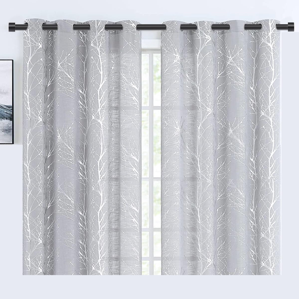 Barra telescópica multifuncional de acero inoxidable, ajustable, sin taladro, 55-368 cm, para puertas, ventanas y balcones, color blanco.