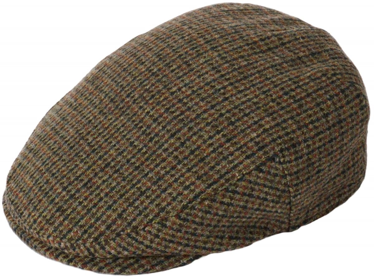 Failsworth Men's Pattern 911 - Brown Worcester Wool Flat Cap In Size: Medium (57Cm)