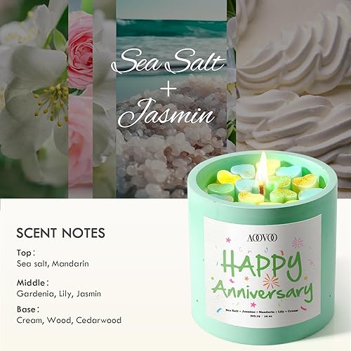 Miniatura 7 de Regalos de velas perfumadas de feliz aniversario regalos de I Love You para ella regalos románticos divertidos para parejas novia él ella hombres