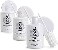 Vista 1 de spot. Pintura de retoque Acabado mate para gabinetes, paredes, puertas y muebles Kit de reparación blanco multitono Secado rápido