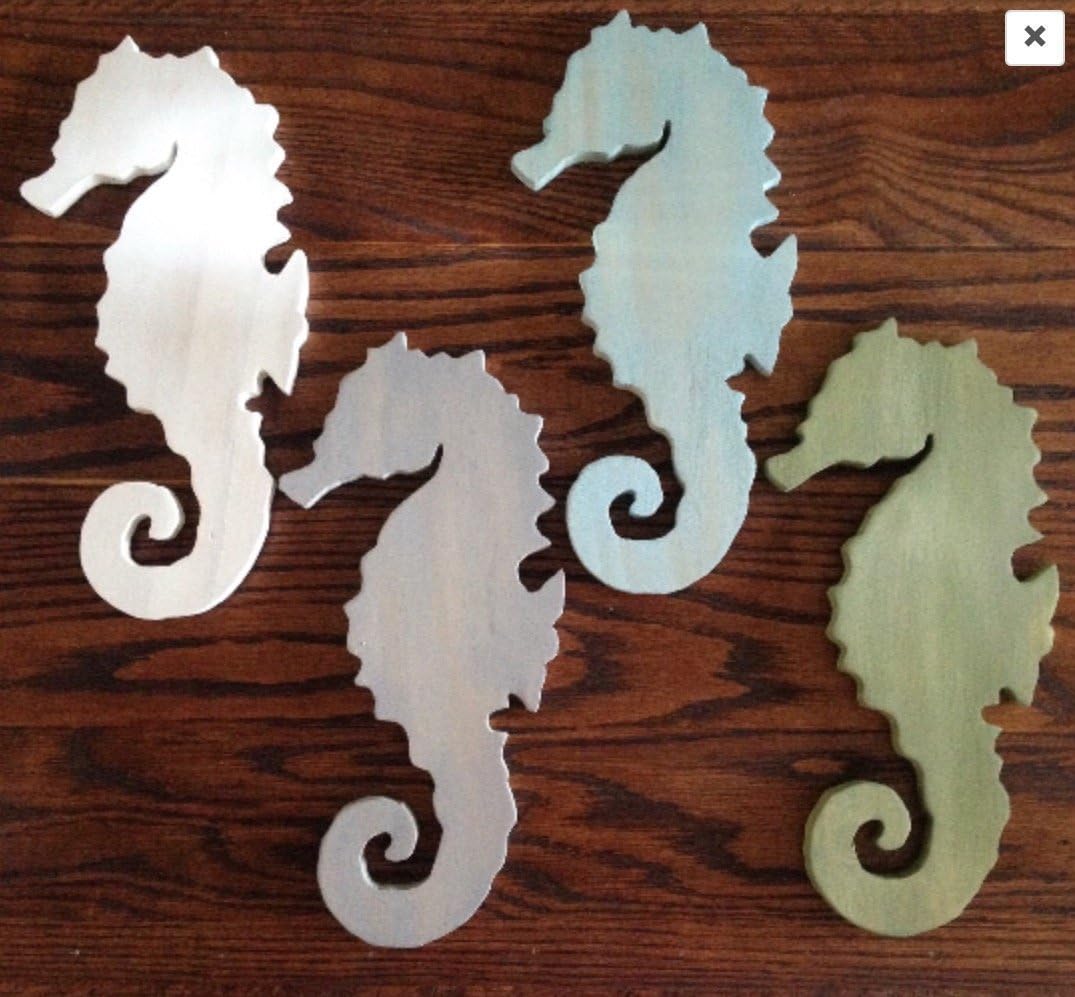Rustic Wooden Seahorse, whitewash seahorse, rustic baby nursery, beach home decor, summer decor, nautical home, child room decor, reclaimed