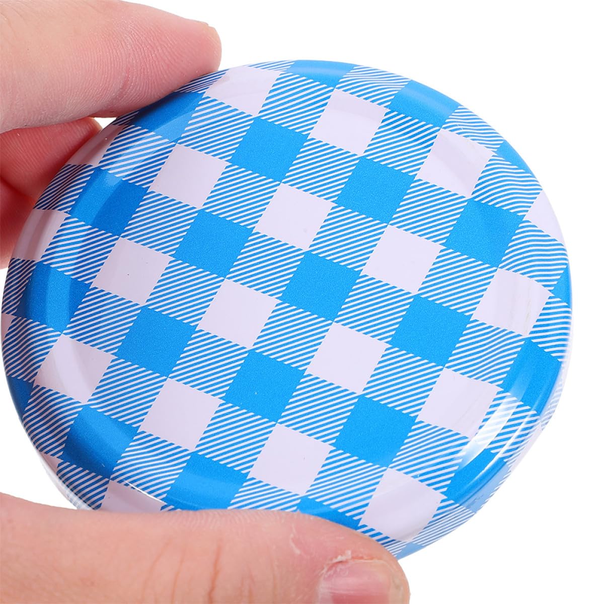 Lot de 50 Couvercles en Fer-blanc Hermétiques pour Bocaux à Conserve de 63mm, Faciles à Nettoyer, pour Usage Polyvalent Cuisine et Maison