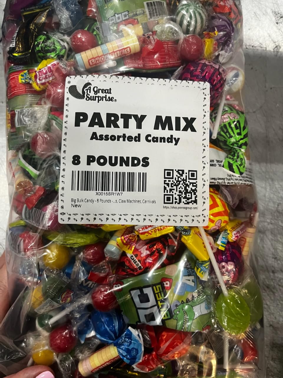 Big Bulk Candy - 8 Pounds - Individually Wrapped Candies - Big Bulk Candies - Piñata Filler Stuffers - Assorted Variety Pack for Offices, Schools, Birthday