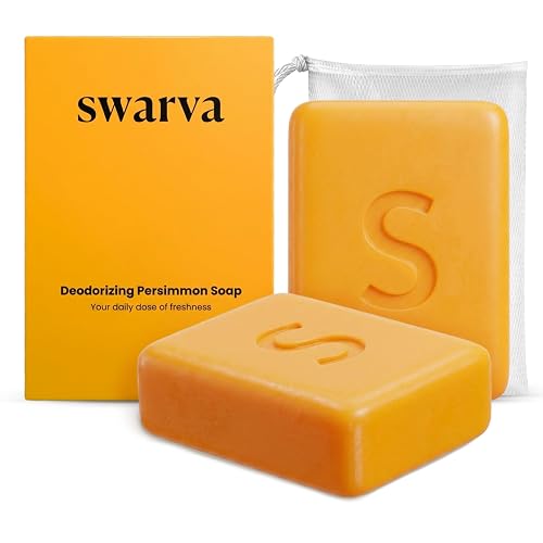 Japanese Persimmon Soap 2-Pack with Mesh Saver Bag