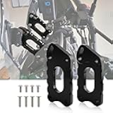 PACEWALKER CNC Adjuster Windshield Risers for Kawasaki KLR650 2022 2023 2024 Motorcycle Windshield Bracket Adjustable Angle Heightening