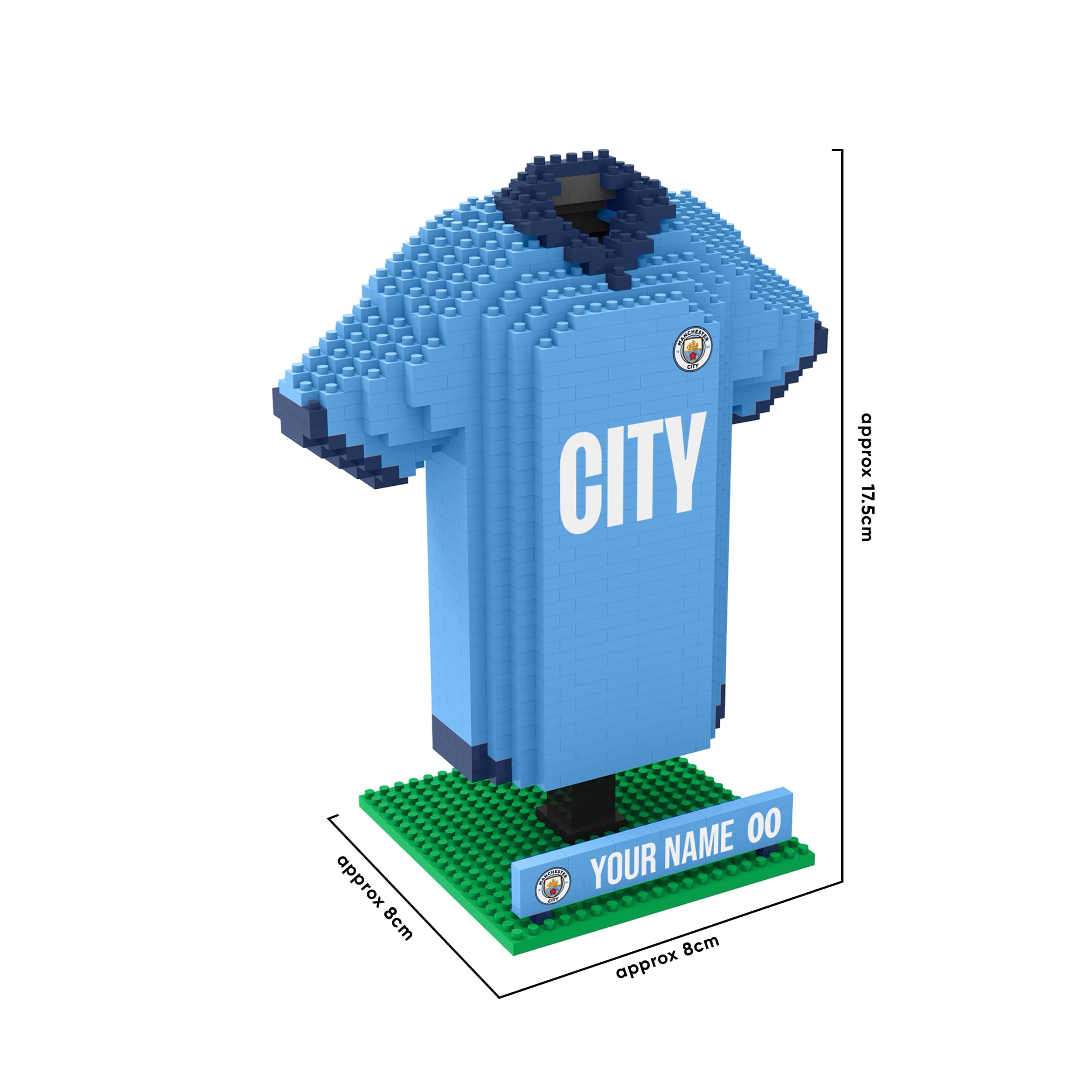 FOCO Maillot de bureau personnalisé de football 3D BRXLZ Manchester City FC (936 pièces)