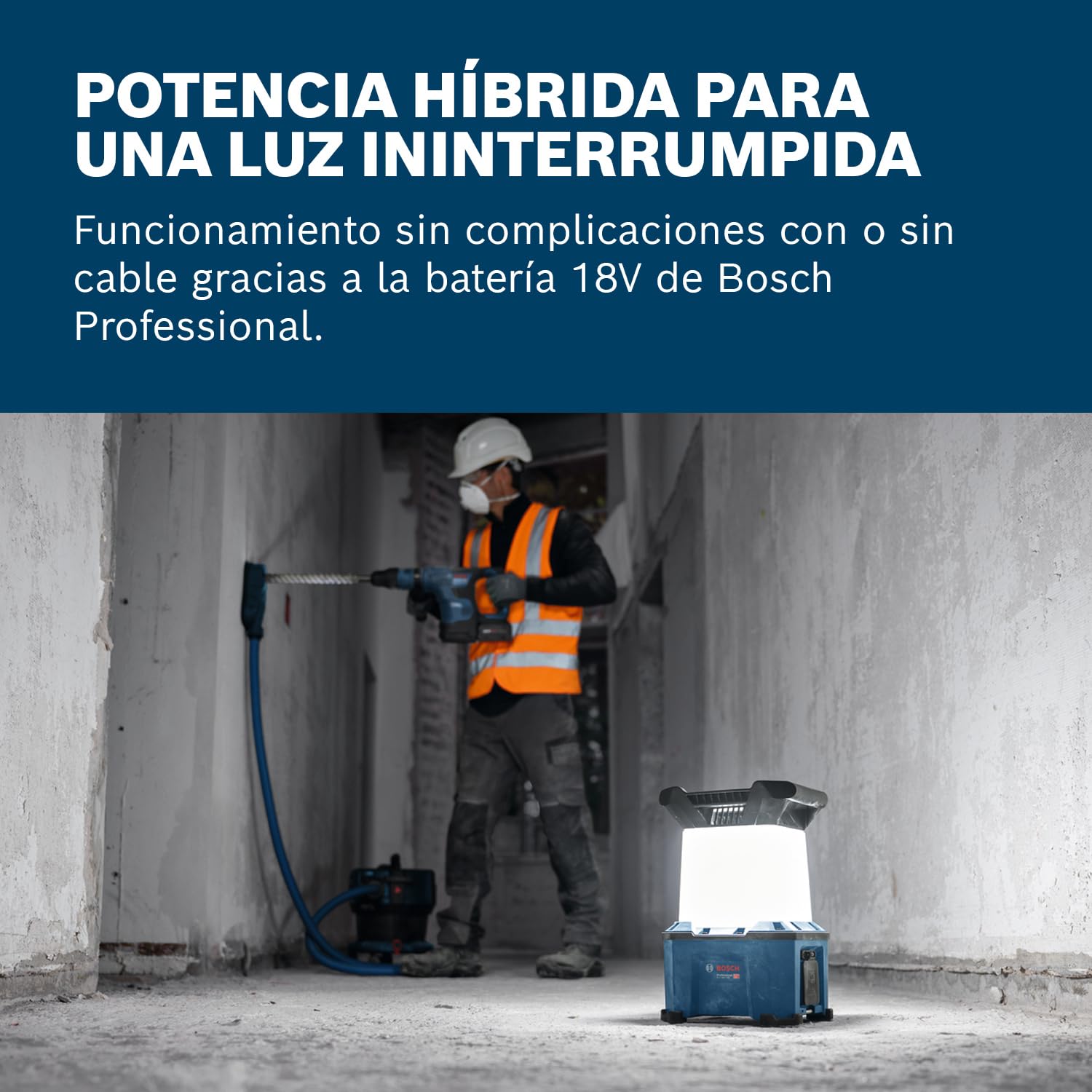 Bosch Professional foco a batería GLA 18VH-7500