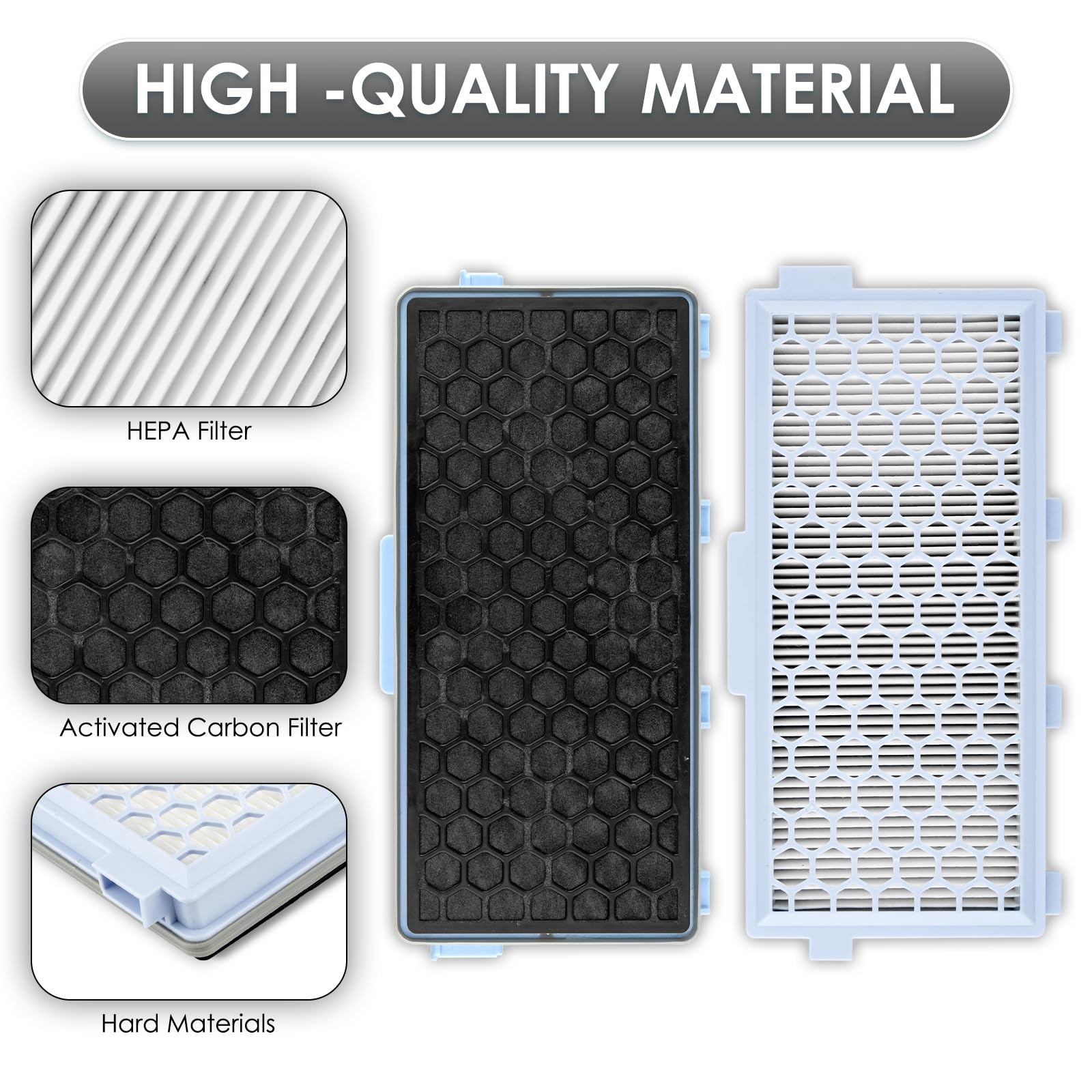 Guard S1/ L1 Lot De 4 Filtres HEPA De Rechange Compatibles