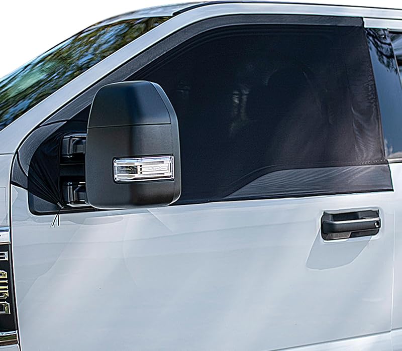 Protetor Solar e Tela contra Insetos para Janelas Laterais de SUVs, Vans e Minivans Bayan FRONT55 – 2 unidades