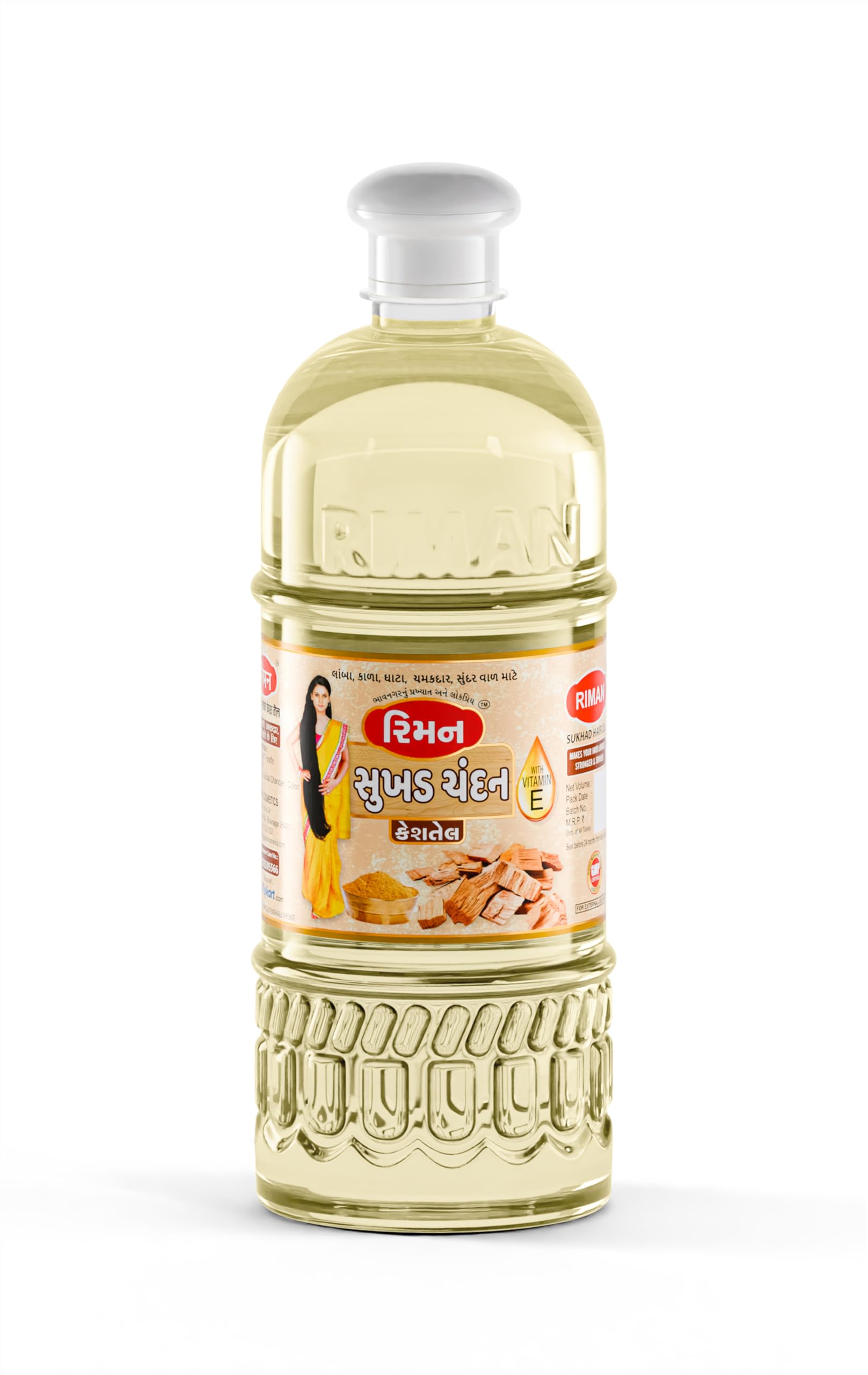Riman Sukhad Chandan Herbal Hair Oil 1l - Hair Growth for All Hair Types-image-21