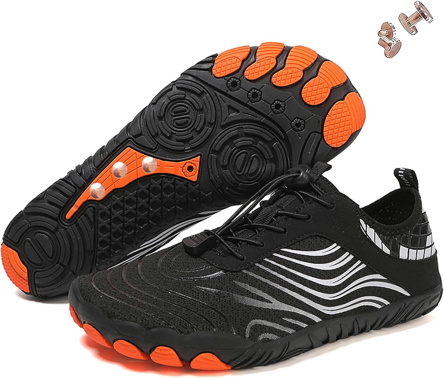 Grounding Shoes with Copper Outdoor Waterproof Healthy Non-Slip Flexible Shoes Women Men