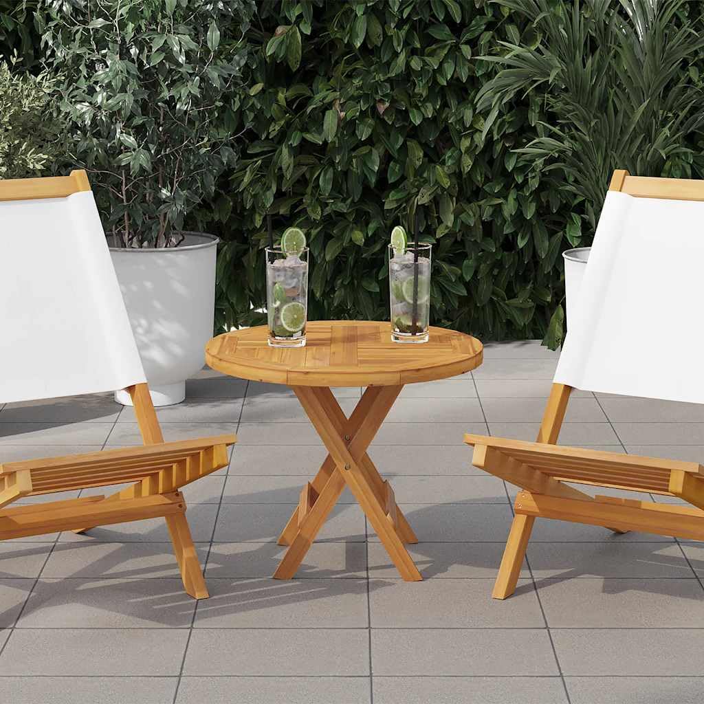 Rundmassivholz Tischplatte Teak 50 cm Durchmesser 2,5 cm Stärke für Esszimmer Gartenmöbel DIY BAU Möbelzubehör
