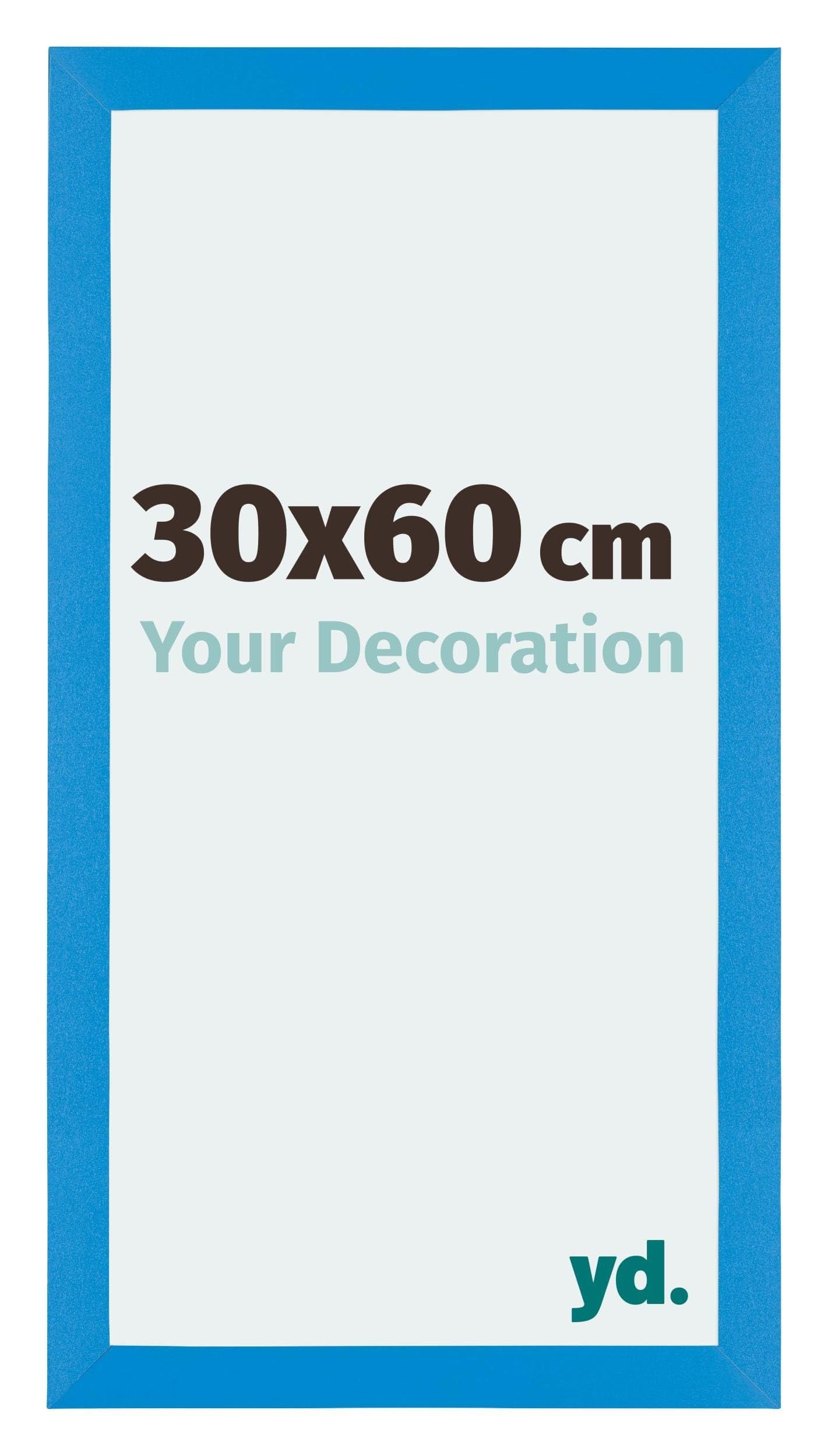 Your Decoration - Picture Frame 30x60 cm - Bright Blue - Decorative Wall Frame in MDF with Antireflection - Frame 30x60 - Mura โ image 1
