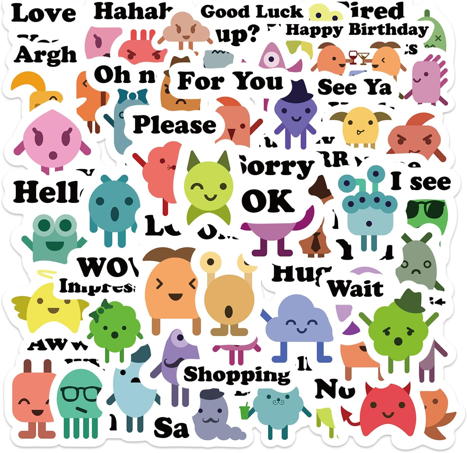 SHOWSUP Honkai: Star Rail Stickers 80pcs Video Game Stickers Party Supplies Waterproof Graffiti Vinyl Sticker Decals Toy Kid Gifts (Honkai: Star Rail) (s-5)