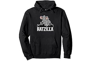Ratzilla Rat Costume Pullover Hoodie: Cozy, Captivating, and Ready to Rodent